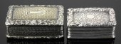 A George IV silver rectangular