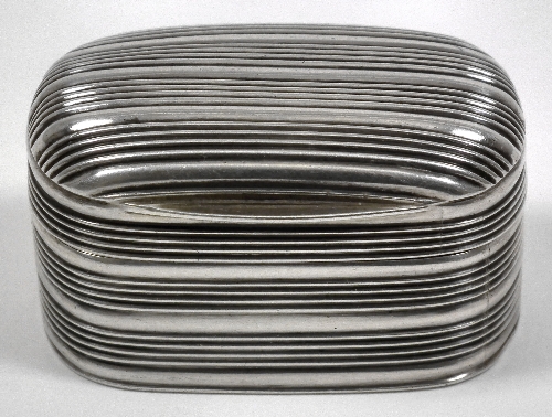 A George IV silver rectangular