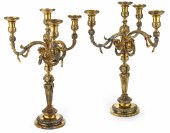 A George lll silver gilt pair