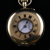 A George V 18ct gold half hunt