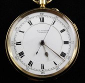 A George V 18ct gold keyless l