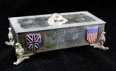 A George V engine turned silve