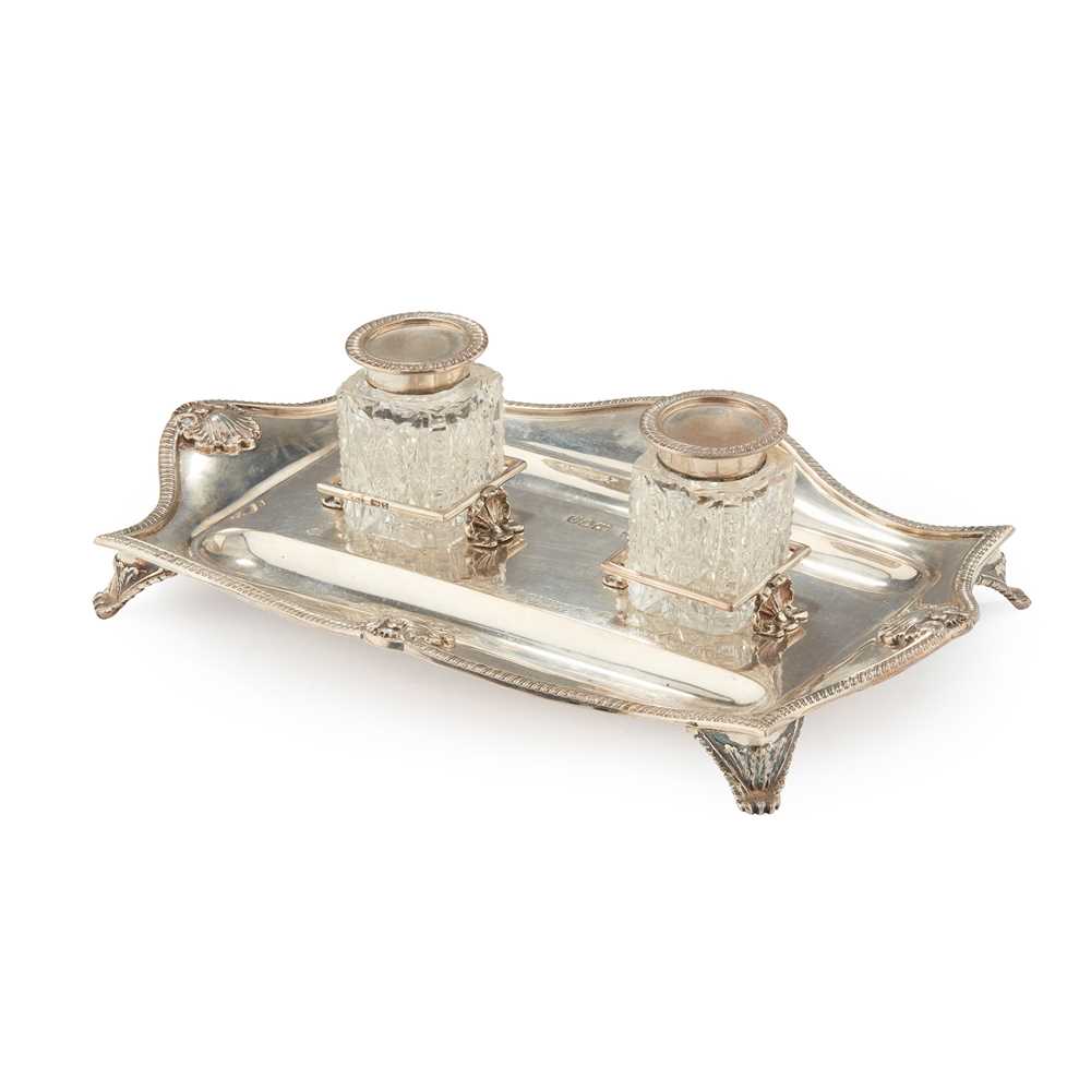 A GEORGE V INKSTAND R & W SORLEY,