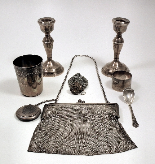 A George V lady's silver mounted