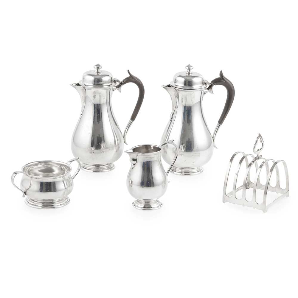 A GEORGE V MATCHED CAFE-AU-LAIT SET
