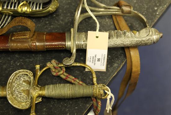 A George V officers dress sword