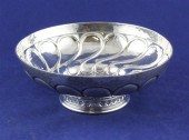 A George V silver bowl by Omar