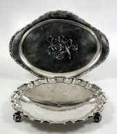 A George V silver circular sal