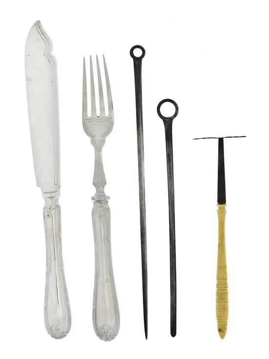 A George V Silver Fish Service