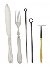 A George V Silver Fish Service
