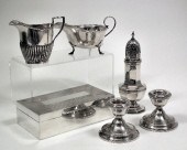 A George V silver octagonal su