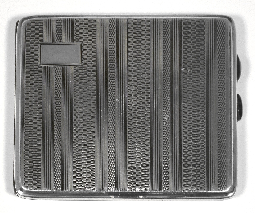 A George V silver rectangular