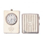 A George V silver strut timepi