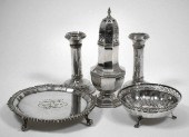 A George V silver sugar castor