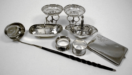 A George V silver sweetmeat