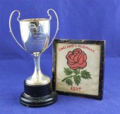 A George VI silver two handled