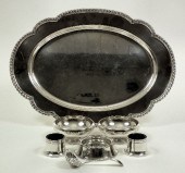 A George VI silver two-handled