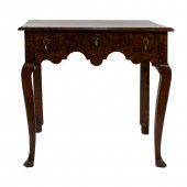 A GEORGIAN BURL WOOD OCCASIONA