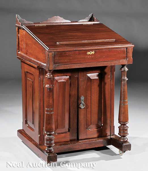 A Georgian Carved Mahogany