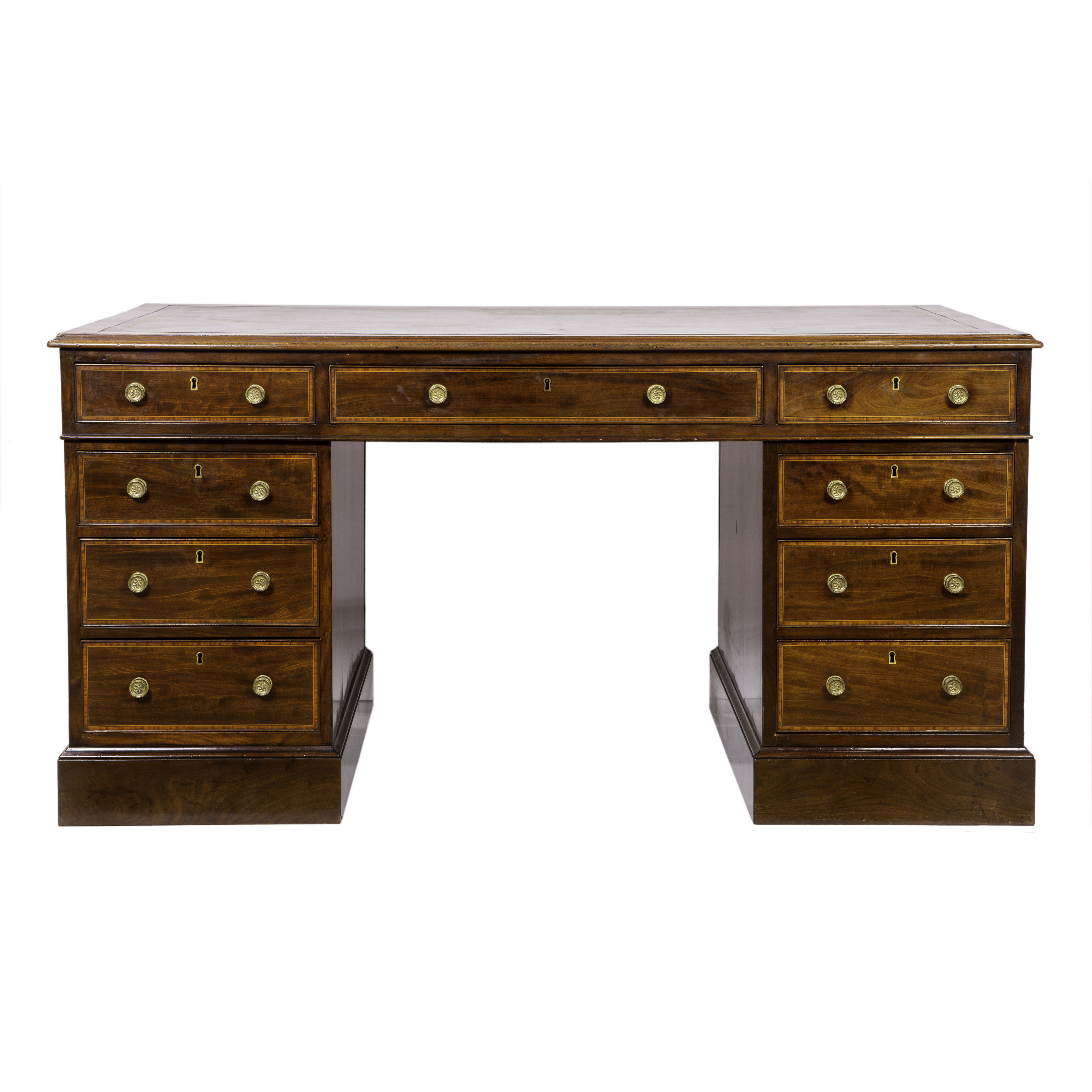 A GEORGIAN DOUBLE PEDESTAL PARTNERS