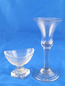 A Georgian drinking glass with