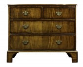 A GEORGIAN MAHOGANY CHEST A Ge