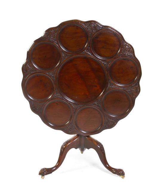 A Georgian Mahogany Dessert Table