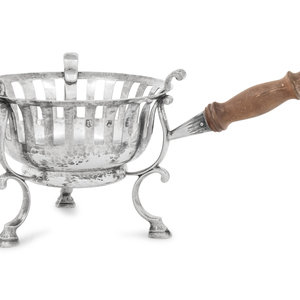 A Georgian Silver Brazier 18th