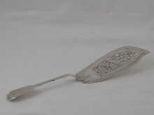 A Georgian silver fiddle pattern