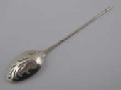A Georgian silver motespoon wi