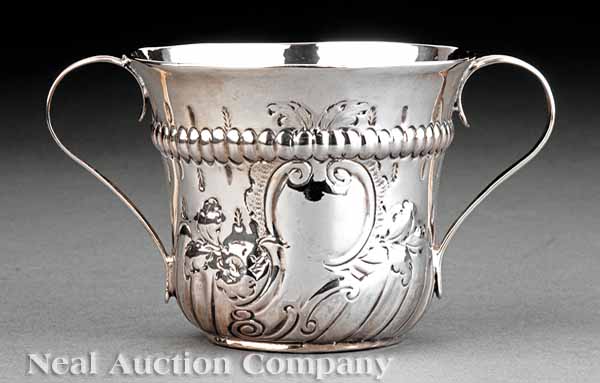 A Georgian Sterling Silver Caudle