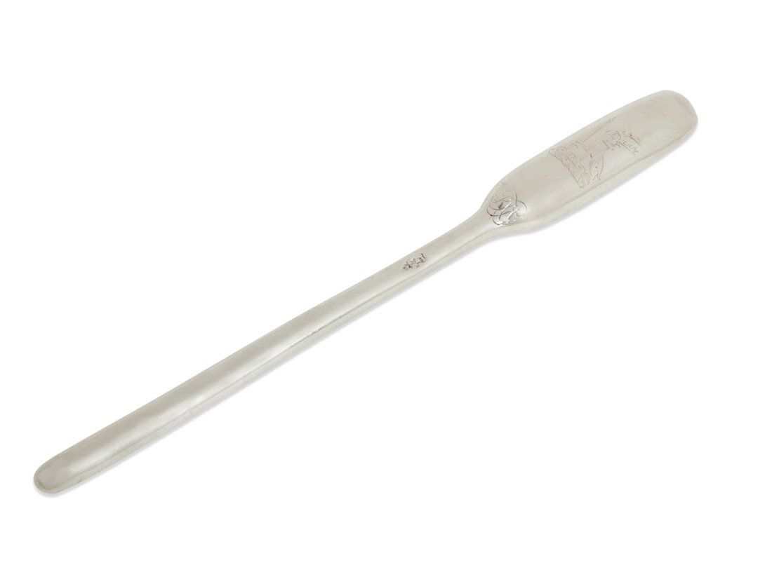 A GEORGIAN STERLING SILVER MARROW