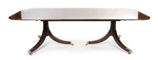 A Georgian Style Double Pedestal