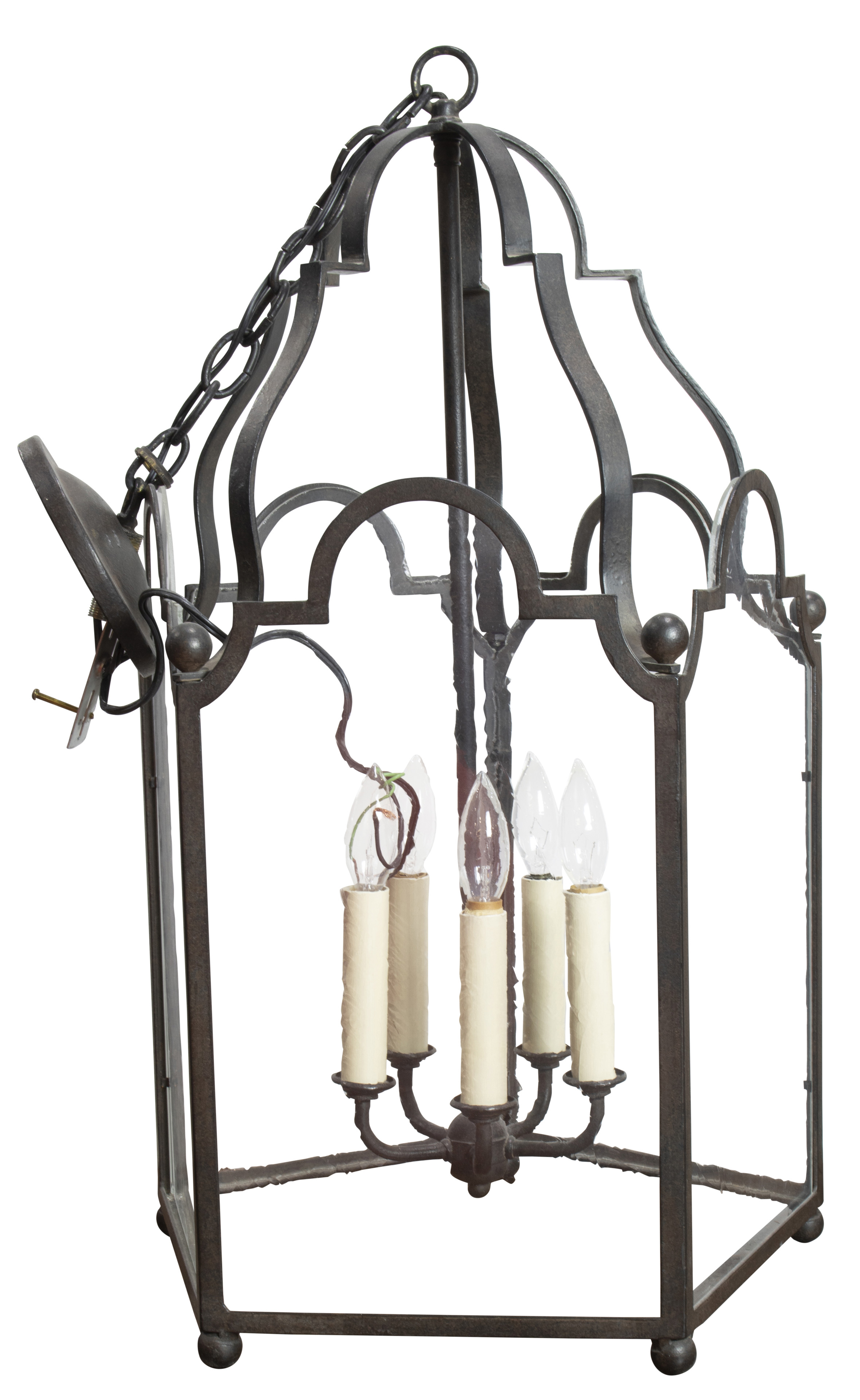 A GEORGIAN STYLE FOYER LANTERN A