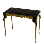 A GEORGIAN STYLE JAPANNED LACQ