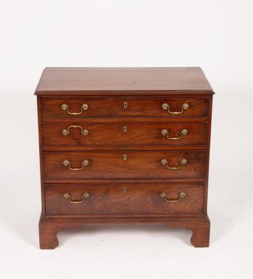A Georgian style mahogany chest