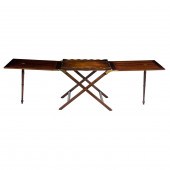 A GEORGIAN STYLE MAHOGANY EXPA