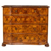 A GEORGIAN STYLE OYSTER VENEER