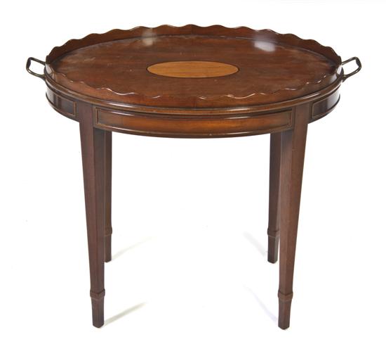 * A Georgian Style Tray Table