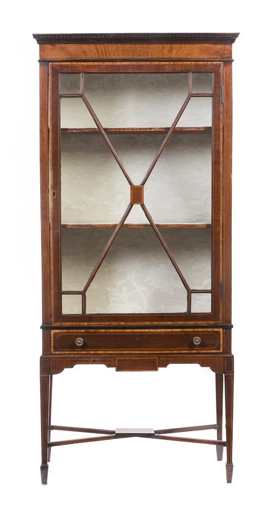 A Georgian Style Vitrine Cabinet