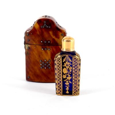A Georgian tortoiseshell cased