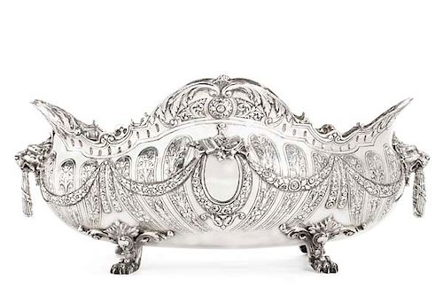 A GERMAN 800 STANDARD SILVER OVAL
