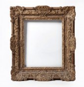 A GERMAN BAROQUE GILTWOOD FRAM