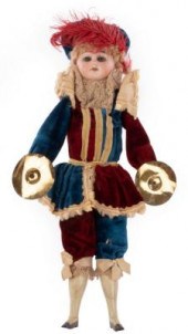 A German bisque head doll, att