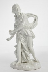 A GERMAN BLANC DE CHINE MODEL