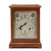 A GERMAN BRACKET CLOCK, RETAIL