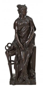 A German Bronze Figure Tilgner