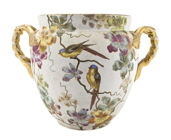 A German Ceramic Jardiniere of