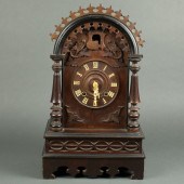 A GERMAN CUCKOO MANTEL CLOCK A