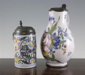 A German faience baluster shap